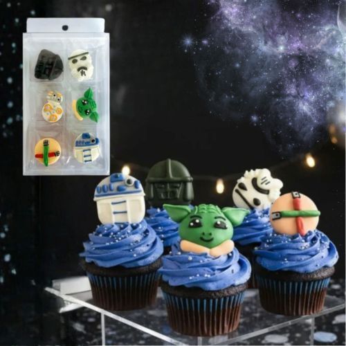 STAR WARS | SUGAR DECORATIONS | 6 PIECE PACK
