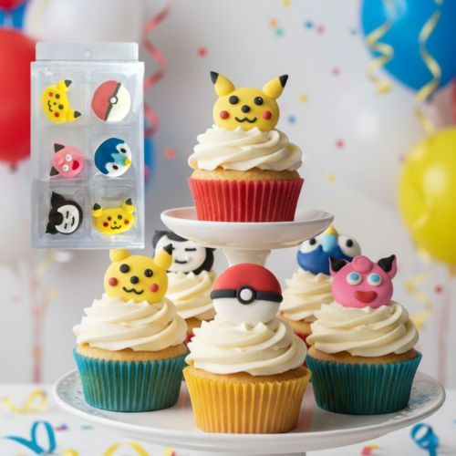 POKEMON | SUGAR DECORATIONS | 6 PIECE PACK