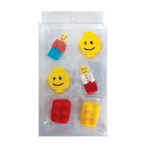 LEGO | SUGAR DECORATIONS | 6 PIECE PACK - BB DEC 24