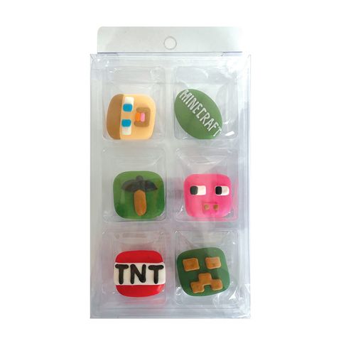 MINECRAFT | SUGAR DECORATIONS | 6 PIECE PACK - BB 12/24