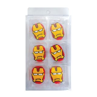 IRON MAN | SUGAR DECORATIONS | 6 PIECE PACK - BB 07/26