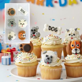 DOGS | SUGAR DECORATIONS | 6 PIECE PACK - BB 30/12/25