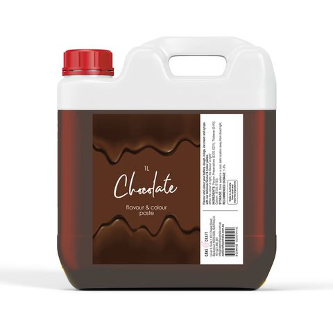 CAKE CRAFT | CHOCOLATE | FLAVOUR & COLOUR PASTE | 1L - BB 05/05/24