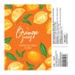 CAKE CRAFT | ORANGE JUICY | FLAVOUR & COLOUR PASTE | 1L - BB 25/10/24