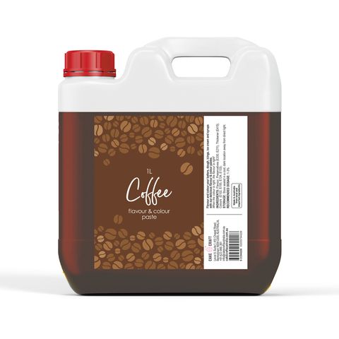 CAKE CRAFT | COFFEE | FLAVOUR & COLOUR PASTE | 1L - BB 01/01/25