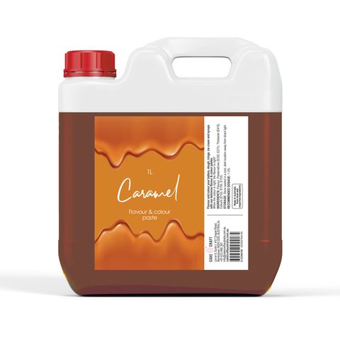 CAKE CRAFT | CARAMEL | FLAVOUR & COLOUR PASTE | 1L - BB 30/06/25