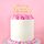 CAKE CRAFT | METAL TOPPER | HAPPY BIRTHDAY STYLE #1  | GOLD | 12CMx7CM