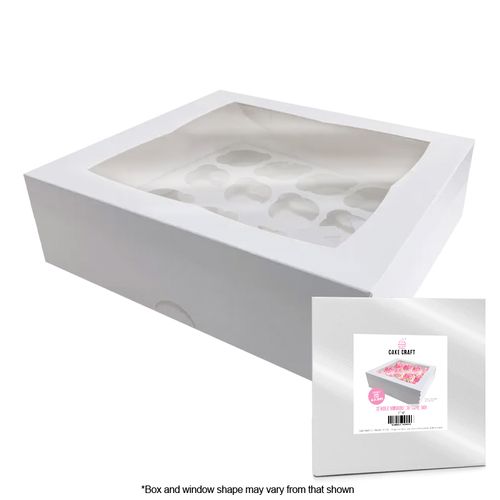 CAKE CRAFT | CUPCAKE BOX | 12 HOLES | 3 INCH HIGH | RETAIL PACK