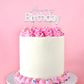 CAKE CRAFT | METAL TOPPER | HAPPY BIRTHDAY STYLE #1 | SILVER | 12CMx7CM