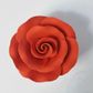 SINGLE ROSE EXTRA LARGE RED | SUGAR FLOWERS | 1 PIECE