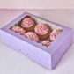 CAKE CRAFT | LILAC | 6 HOLE CUPCAKE BOX | RETAIL PACK