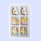 PASTEL UNICORN & RAINBOW | SUGAR DECORATIONS | 6 PIECE PACK