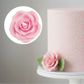 SINGLE ROSE EXTRA LARGE PINK | SUGAR FLOWERS | 1 PIECE
