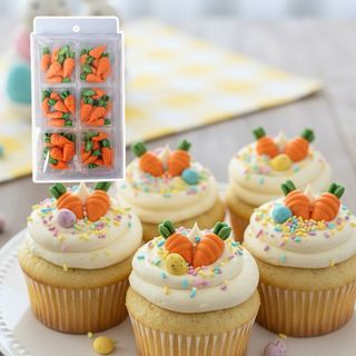 CARROTS | SUGAR DECORATIONS | 42 PIECE PACK