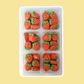 STRAWBERRIES | SUGAR DECORATIONS | 48 PIECE PACK