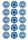 A-LEAGUE SYDNEY FC 2 INCH/5CM CUPCAKE IMAGE SHEET - 15 PER SHEET