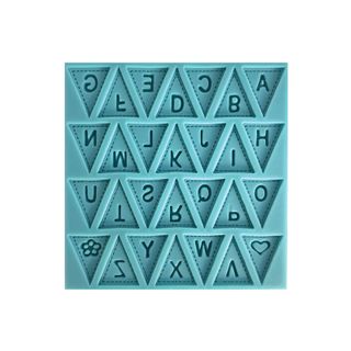 BUNTING LETTER SILICONE MOULD