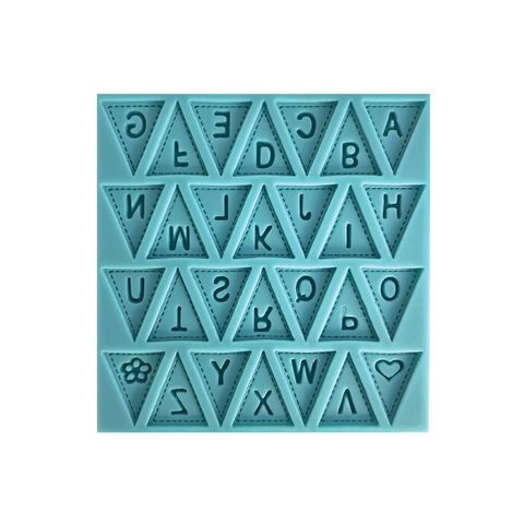 BUNTING LETTER SILICONE MOULD