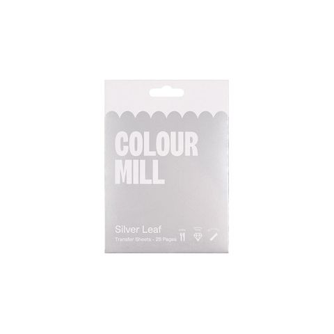COLOUR MILL | SILVER LEAF | 25 SHEETS