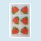 TINY ROSE WITH LEAF | RED | 6 PIECE PACK