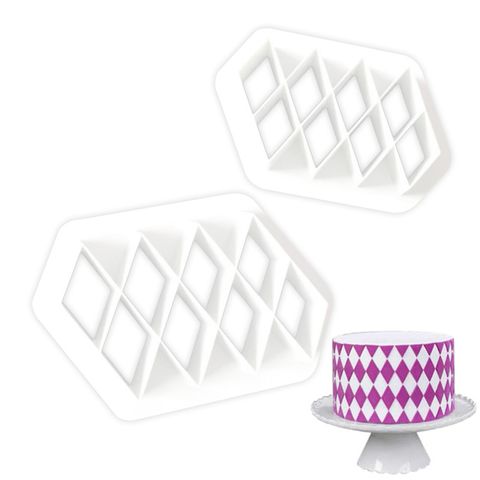 DIAMOND/LATTICE/QUILTING EMBOSSER | 2 PIECES