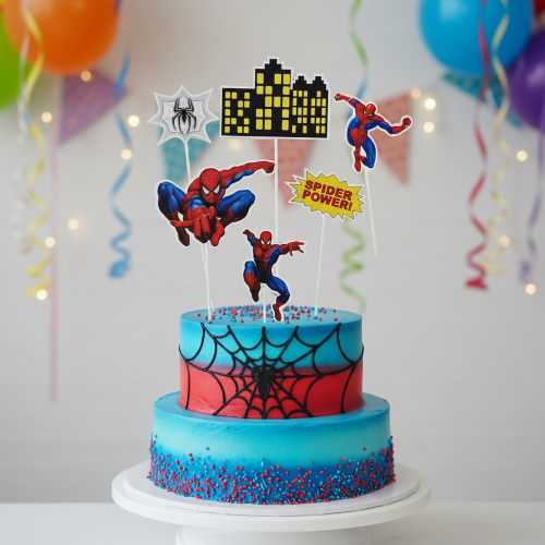 WISH | SPIDERMAN | TOPPER SET | 6 PC