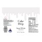 CAKE CRAFT | CAKE DRIP | SNOW WHITE | 250G - BB 03/07/25