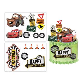 DISNEY CARS CAKE TOPPER SCENE | EDIBLE IMAGE