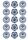 A-LEAGUE MELBOURNE VICTORY FC 2 INCH/5CM CUPCAKE IMAGE SHEET - 15 PER SHEET