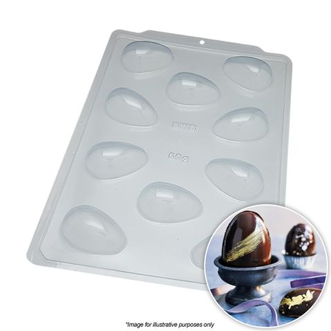 BWB | SMOOTH EGG MOULD 50G | 3 PIECE