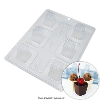 BWB | TALL SQUARE MOUSSE CUP MOULD |  3 PIECE