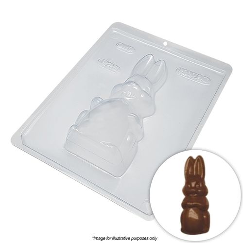 BWB | BUNNY RABBIT WITH EGG FRONT MOULD | 3 PIECE