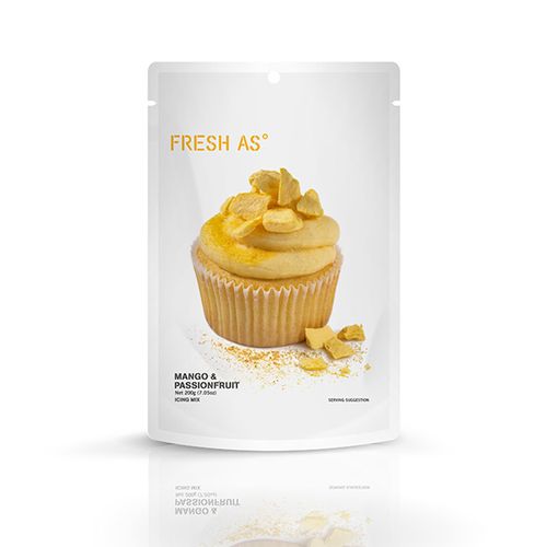 FRESH AS | ICING MIX | MANGO & PASSIONFRUIT | 200G - BB 27/02/25