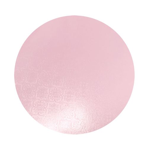 CAKE BOARD | PINK | 5 INCH | ROUND | MDF | 6MM THICK