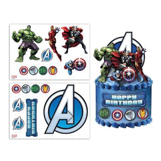 AVENGERS CAKE TOPPER SCENE | EDIBLE IMAGE