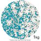 SPRINK'D | BLUE/WHITE MIX | SNOWFLAKES/2MM SUGAR BALLS | 1KG - BB 06/02/26