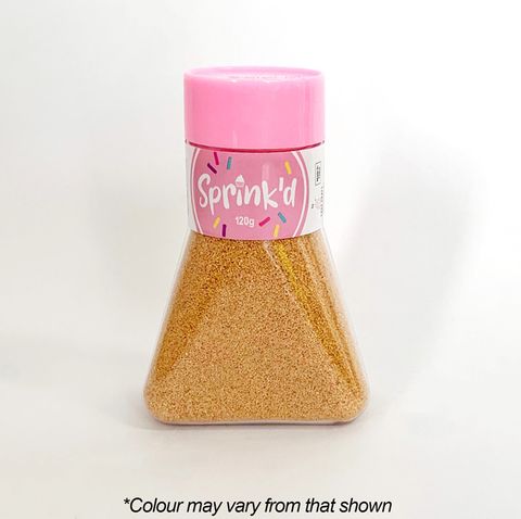 SPRINK'D | SANDING SUGAR | GOLD | 120G - BB 06/02/25