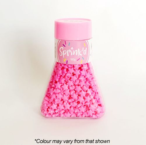 SPRINK'D | STARS | PASTEL PINK | 7MM | 100G - BB 12/03/25