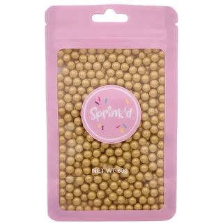 SPRINK'D | SUGAR BALLS | GOLD | 4MM | 120G