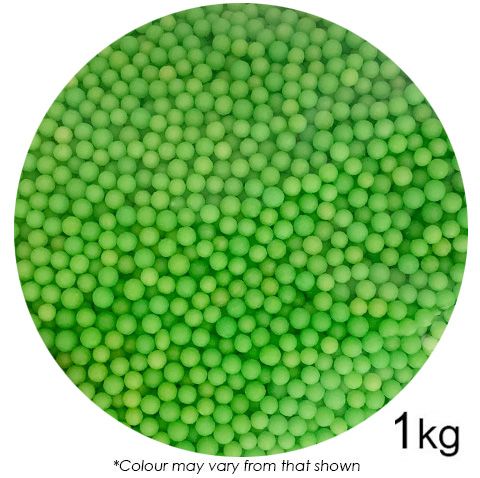 SPRINK'D | SUGAR BALLS | GREEN | 4MM | 1KG - BB 06/02/25