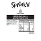 SPRINK'D | SUGAR BALLS | WHITE | 2MM | 1KG - BB 13/08/26