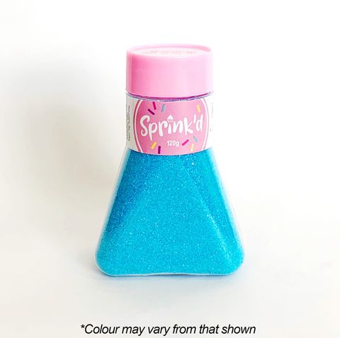 SPRINK'D | SANDING SUGAR | BRIGHT BLUE | 120G  - BB 12/03/26