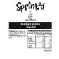 SPRINK'D | SANDING SUGAR | YELLOW | 1KG - BB 20/09/26