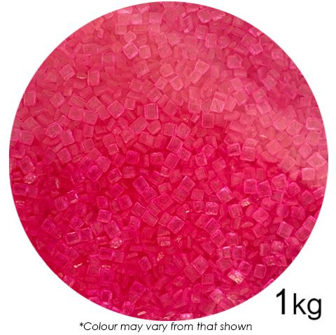 SPRINK'D | SUGAR ROCKS | BRIGHT PINK | 1KG - BB 06/02/25