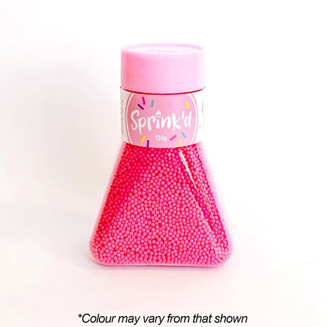 SPRINK'D | SUGAR BALLS | BRIGHT PINK | 2MM | 110G