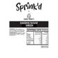 SPRINK'D | SANDING SUGAR | GREEN | 1KG