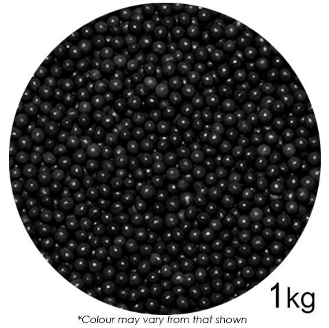 SPRINK'D | SUGAR BALLS | BLACK | 4MM | 1KG - BB 30/10/25