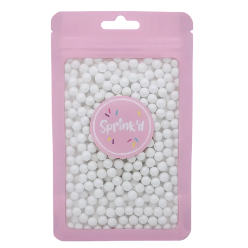 SPRINK'D | SUGAR BALLS | WHITE | 4MM | 120G