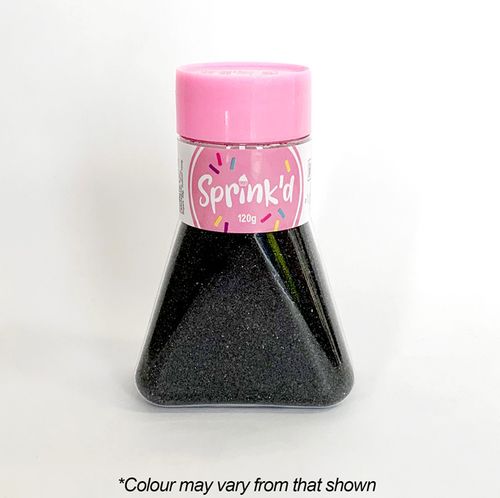 SPRINK'D | SANDING SUGAR | BLACK | 120G