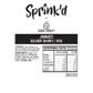 SPRINK'D | JIMMIES | SILVER | 1KG - BB 18/07/25